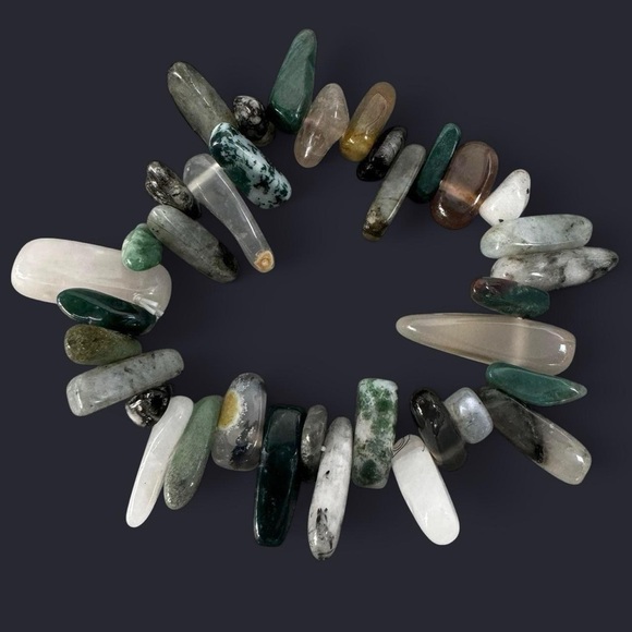 Mixed Crystal Sticks Bead Bracelet - Picture 1 of 5